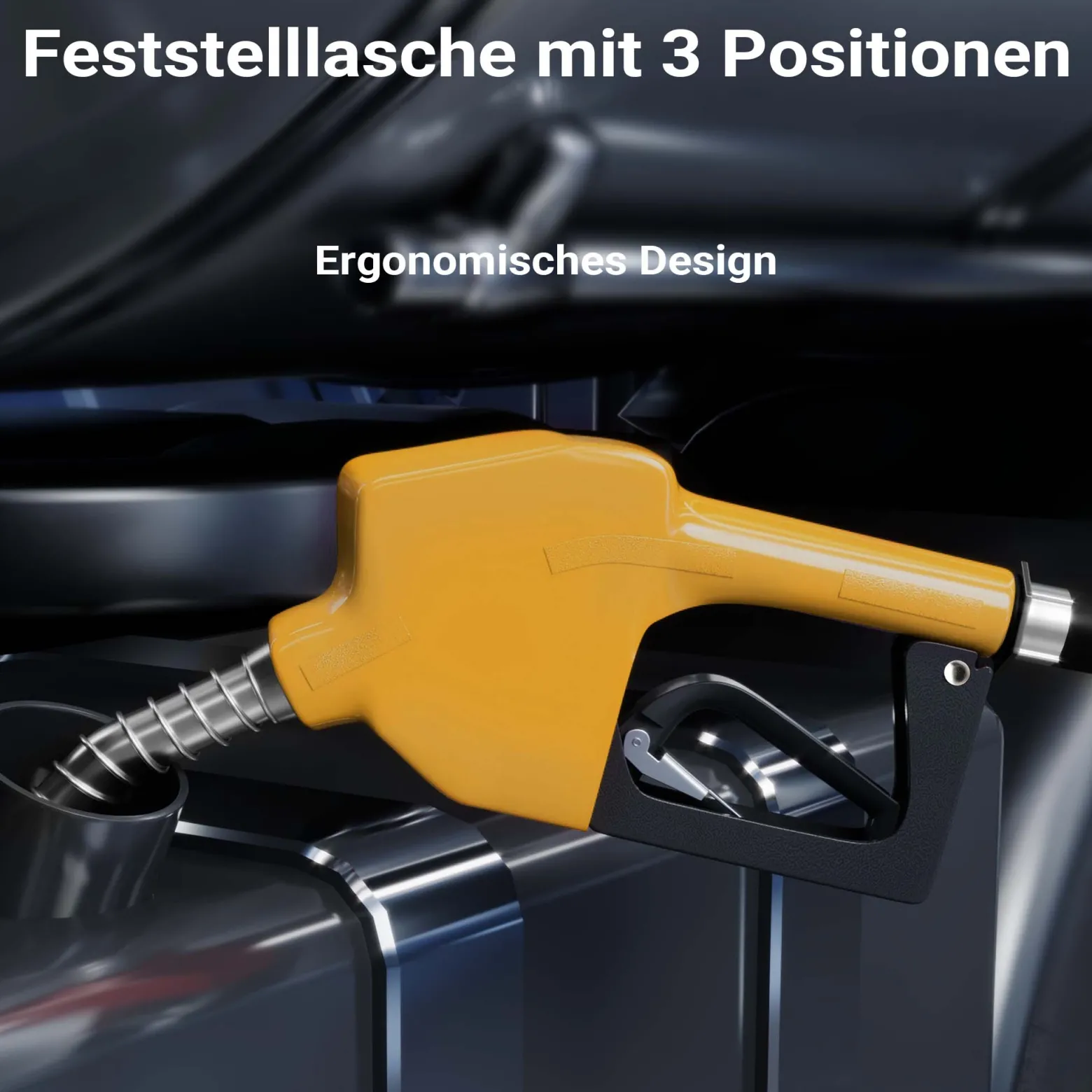 Wiltec Automatische Zapfpistole für Heizöl und Diesel 24mm (3/4 Zoll) DN20 120l/min Modell 4007