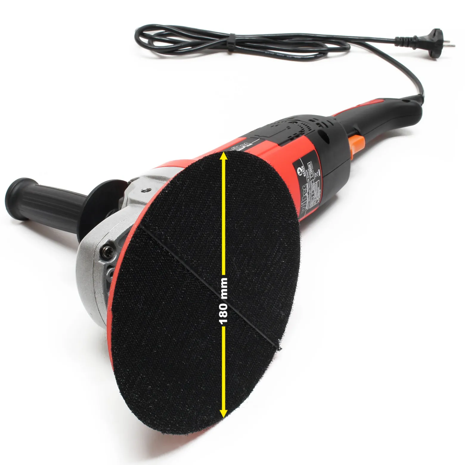Wiltec Auto Poliermaschine Schleifmaschine 1500W bis 3000 U/min, Poliergerät mit 6 Stufen inkl. 1 Pad und Koffer, Tellerschleifer, Rotationsschleifer