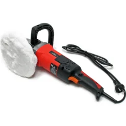 Wiltec Auto Poliermaschine Schleifmaschine 1500W bis 3000 U/min, Poliergerät mit 6 Stufen inkl. 1 Pad und Koffer, Tellerschleifer, Rotationsschleifer