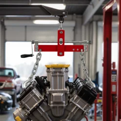 Wiltec Balancierer bis zu 900kg Positionierer für Werkstattkran als Kettenzug, Seilzug mit extra großen Befestigungsaugen Motorheber