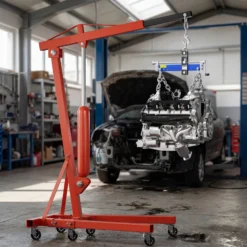 Wiltec Balancierer bis zu 750kg Positionierer für Werkstattkran als Kettenzug, Seilzug mit extra großen Befestigungsaugen Motorheber