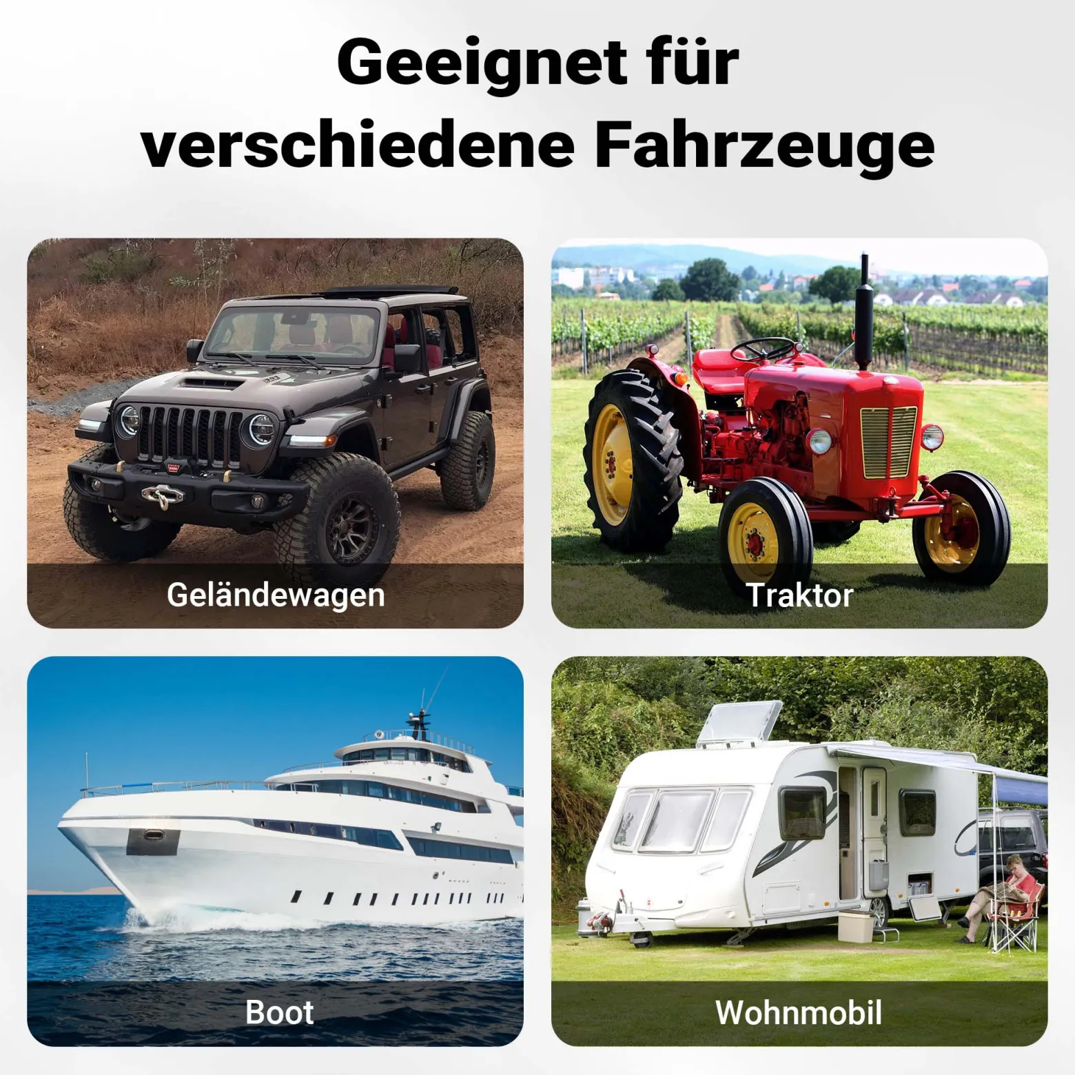Wiltec Batterieladegerät Booster Class CD 830 12-24 V, mobiles Ladegerät mit Starthilfe für Auto, Motorrad und Lkw, Akkuladegerät mit Schnellladung