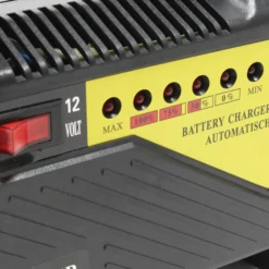 Wiltec Batterieladegerät 6V 12V 6A Batterie und Ladegerät für Kfz, Motorräder, Rasenmäher, kleine Boote, Akkuladegerät mit Abschaltautomatik