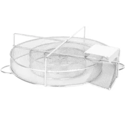 Wiltec BBQ Räucherschnecke aus Edelstahl 16x4,5cm, Brennzeit bis zu 8 h, Kaltraucherzeuger Kaltrauchgenerator Kalträuchern Smoker Sparbrand Räuchern