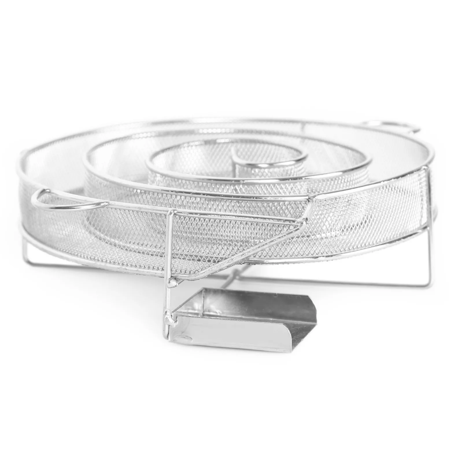 Wiltec BBQ Räucherschnecke aus Edelstahl 16x4,5cm, Brennzeit bis zu 8 h, Kaltraucherzeuger Kaltrauchgenerator Kalträuchern Smoker Sparbrand Räuchern