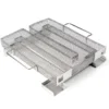 Wiltec BBQ Sparbrand 22,5x22,5x5,5cm Kaltrauchgenerator aus Edelstahl Brennzeit bis zu 8 h, Kaltraucherzeuger zum Kalträuchern Smoker