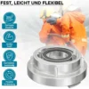 Wiltec Übergangsstück Storz Kupplung B 75 auf C 52 aus Aluminium Kupplungsreduzierung B/75 zu C/52