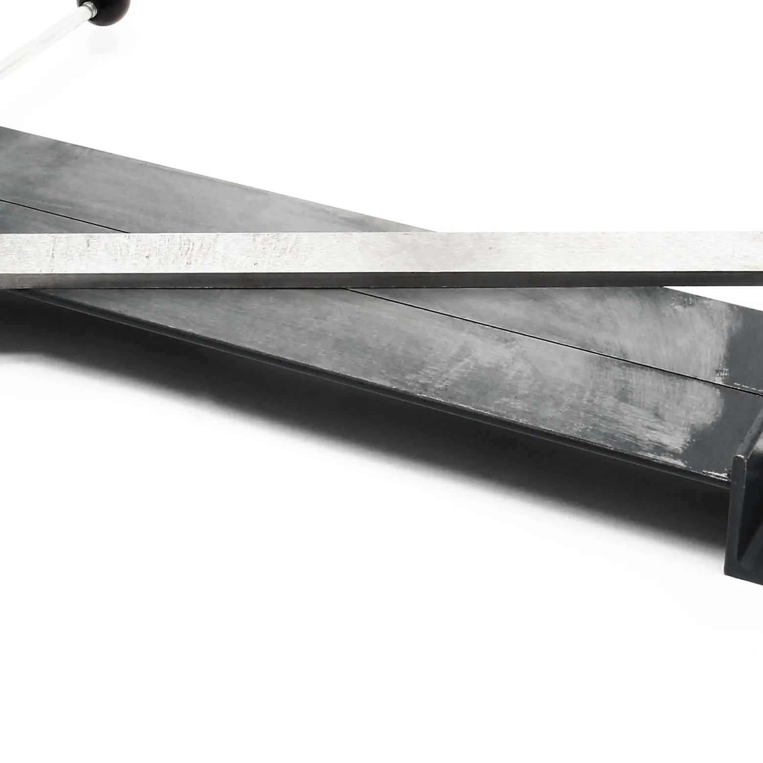Wiltec Blechbiegemaschine 760 mm (30") Blechlänge, max. 90° Biegewinkel, Abkantbank zum Blech Abkanten aus Gusseisen in Schwarz