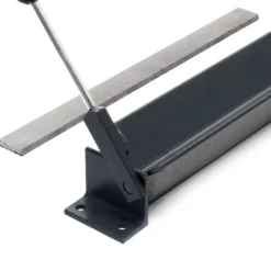 Wiltec Blechbiegemaschine 760 mm (30") Blechlänge, max. 90° Biegewinkel, Abkantbank zum Blech Abkanten aus Gusseisen in Schwarz
