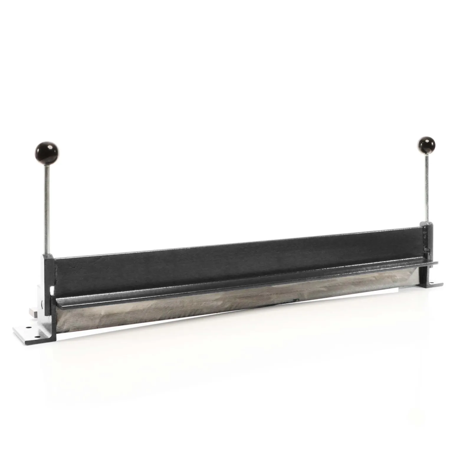 Wiltec Blechbiegemaschine 760 mm (30") Blechlänge, max. 90° Biegewinkel, Abkantbank zum Blech Abkanten aus Gusseisen in Schwarz