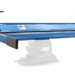 Wiltec Blechbiegemaschine 630 mm Arbeitsbreite, max. 135° Biegewinkel, Abkantbank zum Blech Abkanten aus Gusseisen in Blau und Grau