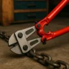 Wiltec Bolzenschneider 600 mm (24"), Bolzenschere mit gehärteter Backen, Stahl Seitenschneider, Kettenschneider
