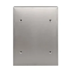 Wiltec Briefkasten silberfarben V10 Postkasten mit Namensschild, großem Briefschlitz und 2 Schlüsseln Wandbriefkasten aus pulverbeschichtetem Stahl