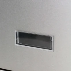 Wiltec Briefkasten silberfarben V10 Postkasten mit Namensschild, großem Briefschlitz und 2 Schlüsseln Wandbriefkasten aus pulverbeschichtetem Stahl