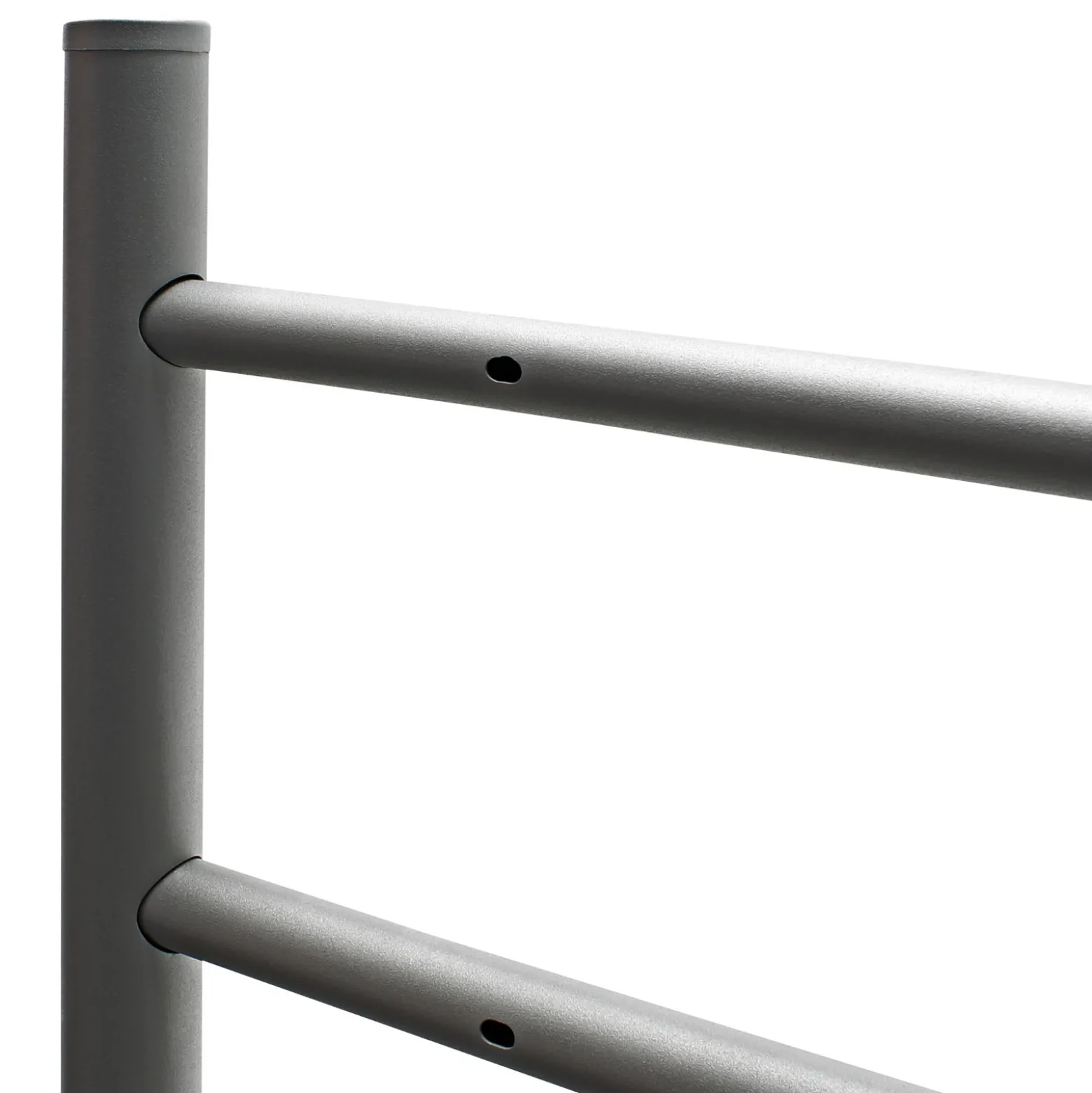 Wiltec Briefkasten Ständer Anthrazit 1200 x 500 mm, Standfuß für Postkasten Briefkästen Mailbox, Briefkastenständer aus Stahl für Standbriefkasten