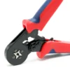 Wiltec Crimpzange für 0,25-6 mm Aderendhülsen, Aderendhülsenzange mit Ratsche, Quetschverbinder Zange für Kabelschuhe, Krimperzange