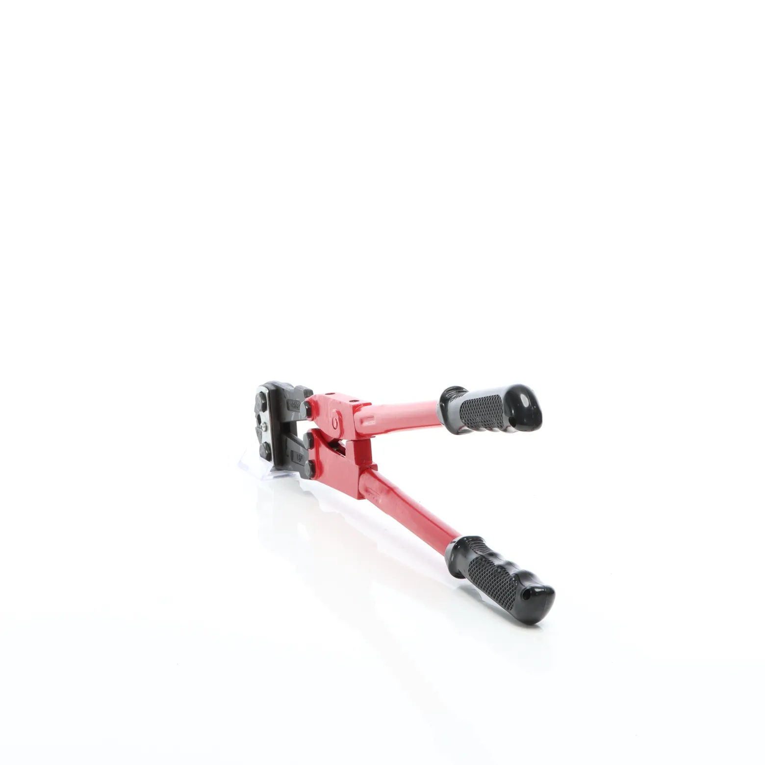 Wiltec Crimpzange für 2-5 mm Presshülsen, Presszange mit 4 Ösen, Quetschverbinder Zange für Stanzverbindungen, Krimperzange