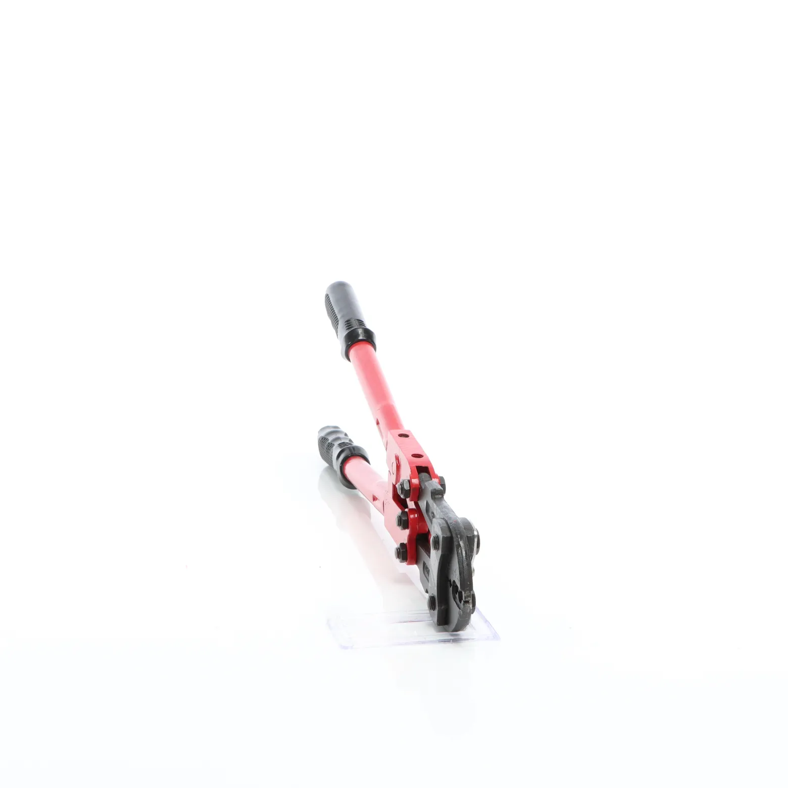 Wiltec Crimpzange für 2-5 mm Presshülsen, Presszange mit 4 Ösen, Quetschverbinder Zange für Stanzverbindungen, Krimperzange