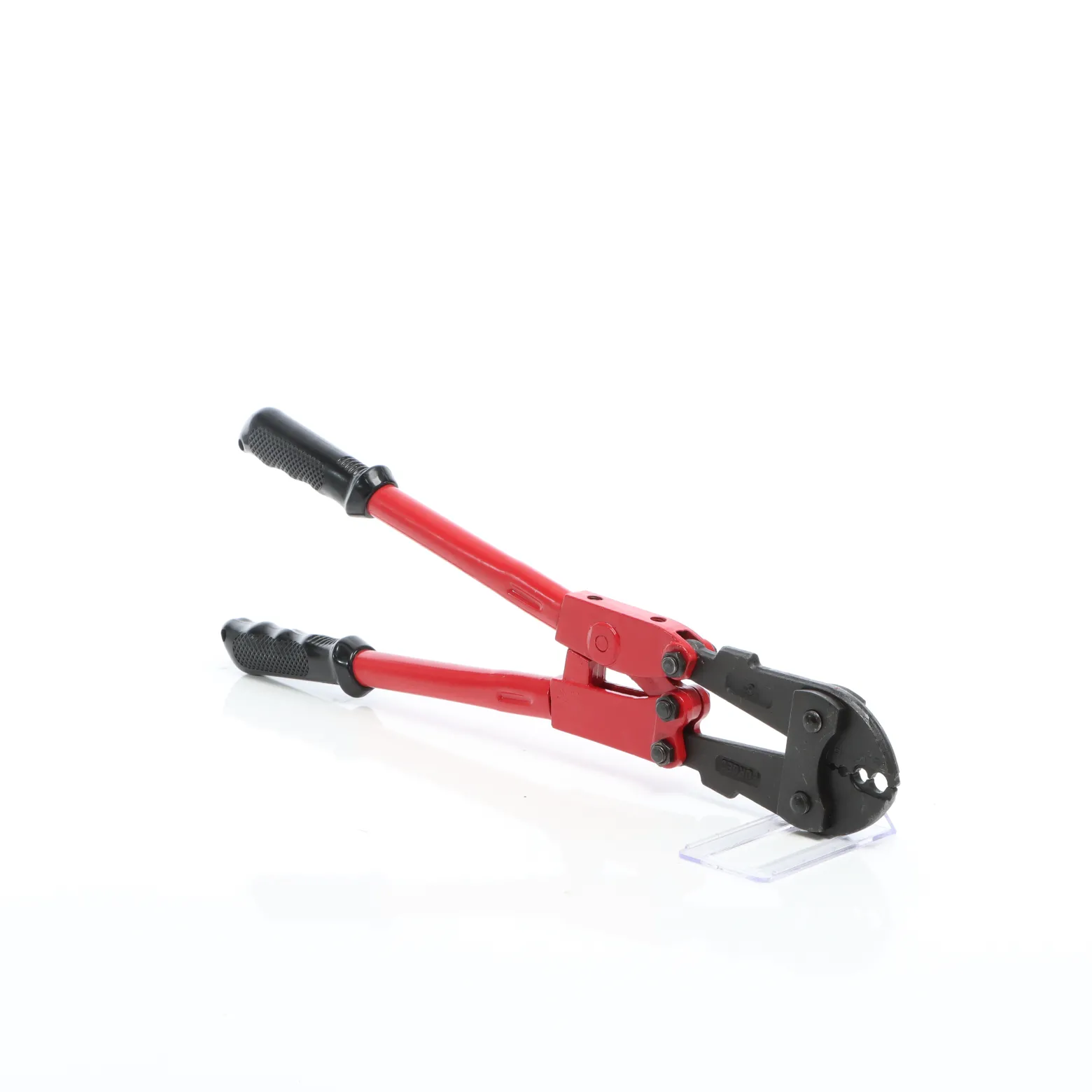 Wiltec Crimpzange für 2-5 mm Presshülsen, Presszange mit 4 Ösen, Quetschverbinder Zange für Stanzverbindungen, Krimperzange