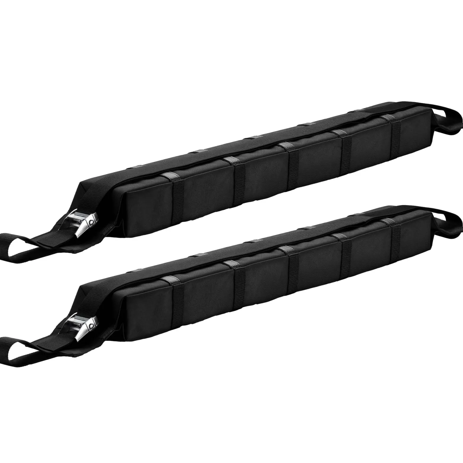 Wiltec Dachgepäckträger weich 113 x 10 x 8 cm mit 2 x Gurtband, Auto Dachträger bis 75 kg für Kanu, Kajak, Surfbrett, SUP, Snowboard, Skier und Leiter