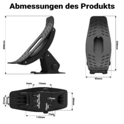 Wiltec Dachträger Set für Kajaks & SUP-Boards bis 70 kg 4 Stück, Boothalterung für Autodachträger, einfache Montage & verstellbarer Winkel, inkl. Befestigungsriemen