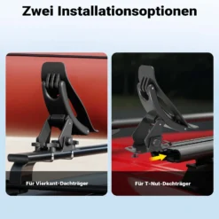 Wiltec Dachträger Set für Kajaks & SUP-Boards bis 70 kg 4 Stück, Boothalterung für Autodachträger, einfache Montage & verstellbarer Winkel, inkl. Befestigungsriemen
