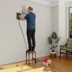 Wiltec Dampf Tapetenablöser 2200 W, Tapetenlöser mit 4,5 L Behälter und 70 min Laufzeit, chemieloser und robuster Tapetenentferner