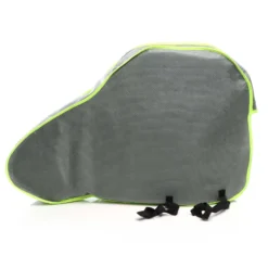 Wiltec Deichselabdeckung Grau 95x61x15cm Deichselhaube für Wohnwagen und Anhänger, UV-beständig, 2 Spanngurte mit Klickverschluss, Vliesmaterial
