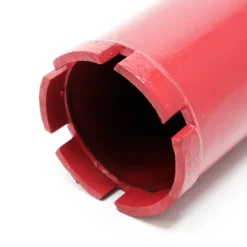 Wiltec Diamantbohrkrone ⌀63 mm 1 ¼ UNC 400 mm für Kernbohrgeräte, Kernbohrkrone aus Sintermetall, Nassbohrkrone, Trockenbohrkrone