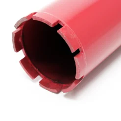 Wiltec Diamantbohrkrone ⌀83 mm 1 ¼ UNC 400 mm für Kernbohrgeräte, Kernbohrkrone aus Sintermetall, Nassbohrkrone, Trockenbohrkrone