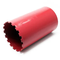 Wiltec Diamantbohrkrone ⌀220 mm 1 ¼ UNC 400 mm für Kernbohrgeräte, Kernbohrkrone aus Sintermetall, Nassbohrkrone, Trockenbohrkrone
