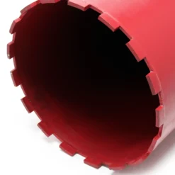 Wiltec Diamantbohrkrone ⌀220 mm 1 ¼ UNC 400 mm für Kernbohrgeräte, Kernbohrkrone aus Sintermetall, Nassbohrkrone, Trockenbohrkrone