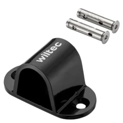 Wiltec Diebstahlsicherungsanker Typ 01 aus Stahl 100 x 50 x 50 mm, Diebstahlsicherung Wand- und Bodenanker für Motorrad und Fahrrad