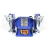 Wiltec Doppelschleifer 150 W, Schleifmaschine mit 2 Schleifscheiben je Ø 125 mm, Schleifgerät mit 2950 U/min, Schleifer für Grob- und Feinschliff