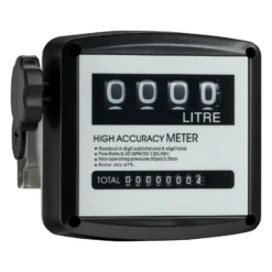 Wiltec Doppelzähler für Diesel Heizöl 3,5 bar 20-120l/min mit 32mm (1