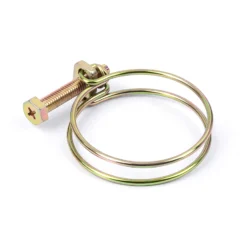 Wiltec Drahtschlauchschelle W1 37-42mm 2,2mm M6x40 aus verzinktem Stahl Schlauchschelle für Schlauchtüllen, Gewinde- und Rohrenden
