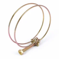 Wiltec Drahtschlauchschelle W1 98-105mm 2,2mm M8x40 aus verzinktem Stahl Schlauchschelle für Schlauchtüllen, Gewinde- und Rohrenden