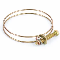 Wiltec Drahtschlauchschelle W1 98-105mm 2,2mm M8x40 aus verzinktem Stahl Schlauchschelle für Schlauchtüllen, Gewinde- und Rohrenden