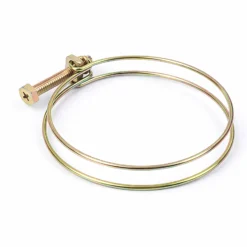 Wiltec Drahtschlauchschelle W1 98-105mm 2,2mm M8x40 aus verzinktem Stahl Schlauchschelle für Schlauchtüllen, Gewinde- und Rohrenden