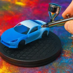 Wiltec Drehteller für Farbnebel Absauganlage, aus robustem Kunststoff, drehbarer Teller für bequemes Airbrushen, Airbrush Zubehör Ersatzteil