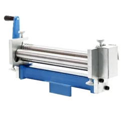 Wiltec Drei Walzen Rundbiegemaschine 480 x 150 x 200 mm für Werkstücke bis 320 mm und 2,5 mm, Biegemaschine Rundbiegegerät zur Blechbearbeitung mit Kurbel