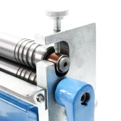 Wiltec Drei Walzen Rundbiegemaschine 480 x 150 x 200 mm für Werkstücke bis 320 mm und 2,5 mm, Biegemaschine Rundbiegegerät zur Blechbearbeitung mit Kurbel