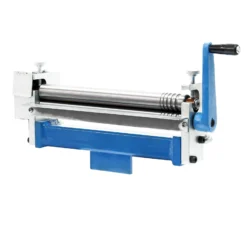 Wiltec Drei Walzen Rundbiegemaschine 480 x 150 x 200 mm für Werkstücke bis 320 mm und 2,5 mm, Biegemaschine Rundbiegegerät zur Blechbearbeitung mit Kurbel