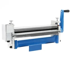 Wiltec Drei Walzen Rundbiegemaschine 480 x 150 x 200 mm für Werkstücke bis 320 mm und 2,5 mm, Biegemaschine Rundbiegegerät zur Blechbearbeitung mit Kurbel