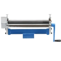 Wiltec Drei Walzen Rundbiegemaschine 480 x 150 x 200 mm für Werkstücke bis 320 mm und 2,5 mm, Biegemaschine Rundbiegegerät zur Blechbearbeitung mit Kurbel