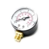 Wiltec Druckanzeige für Druckbehälter, 56 x 30 x 70 mm, Manometer radial DN8 (1/4") 12,9 mm, 0-12 bar (0-170 PSI), Durchmesser 50 mm, für Hauswasserwerk, Membranpumpe