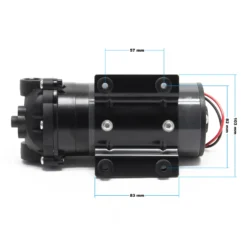 Wiltec Druckerhöhungspumpe 100 GPD (350 l), Booster Pumpe 35 W für Umkehrosmoseanlage, Wasser Eingangsdruck 2 bar auf Ausgangsdruck 5 bar