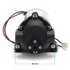 Wiltec Druckerhöhungspumpe 100 GPD (350 l), Booster Pumpe 35 W für Umkehrosmoseanlage, Wasser Eingangsdruck 2 bar auf Ausgangsdruck 5 bar