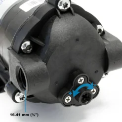 Wiltec Druckerhöhungspumpe 500 GPD (1900 l), Booster Pumpe 100 W für Umkehrosmoseanlage, Wasser Eingangsdruck 2 bar auf Ausgangsdruck 5 bar