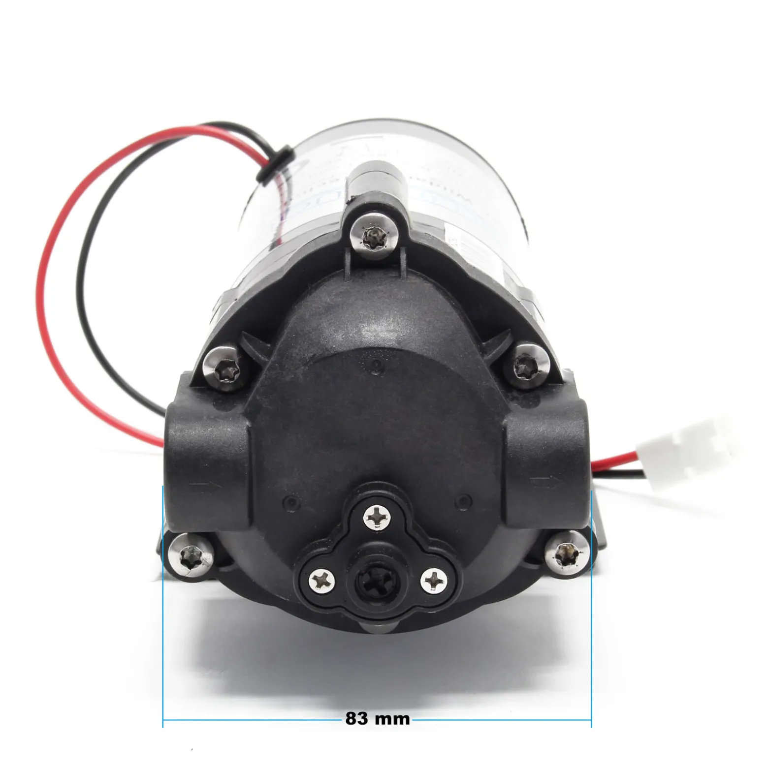 Wiltec Druckerhöhungspumpe 500 GPD (1900 l), Booster Pumpe 100 W für Umkehrosmoseanlage, Wasser Eingangsdruck 2 bar auf Ausgangsdruck 5 bar